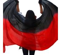 Foulards de danse orientale, Voile de danse du ventre, écharpe à main en soie, châle, accessoire Costume danseuse, multicolore, plusieurs tailles(Color1,270x114cm-Adults)