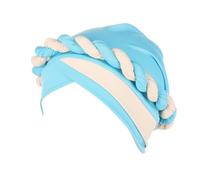 Foulards pré-noués pour Femmes, Turbans africains, Foulards pour la tête, Turbans de Chimio, Chapeaux bohèmes, Bonnets musulmans élastiques, Bonnets Anti-Chute de Cheveux
