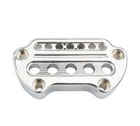 FouncY Moto Aluminium indicateur Lumineux Guidon Barre supérieure Riser Pinces Montage pour Harley Sportster 883 XL Pièces Rechange (Color : Chrome)