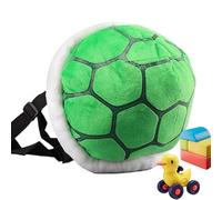 FOUNCY Sac à dos à écaille de tortue, costume d'écaille de tortue | Costume drôle en forme de tortue,Sac d'école en peluche multifonctionnel pour fournitures de cosplay