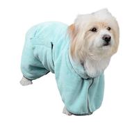 FOUNCY Serviette pour chien - Peignoir pour animal domestique | Super absorbant, ultra doux, réglable, léger, séchage rapide, lavable en machine, peignoir pour chien après le bain