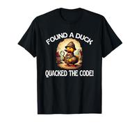 Found A Duck Quacked The Code Ducktective Cruise Ducks Fun T-Shirt