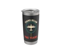 Found Below The Years Deep Sea Aviation History Gobelet isotherme en acier inoxydable double paroi