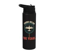 Found Below The Years Deep Sea Aviation History Stainless Steel Insulated Water Bottle