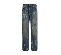 Found - Hand Art Jeans - Homme - Jeans - Bleu - Taille: W34