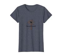 Found & Loved : He Left The 99 to Find Me Sheep Heart T-Shirt, Femme, Bleu Chiné, 3XL