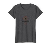 Found & Loved : He Left The 99 to Find Me Sheep Heart T-Shirt, Femme, Chiné Foncé, S