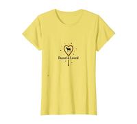 Found & Loved : He Left The 99 to Find Me Sheep Heart T-Shirt, Femme, Citron, M