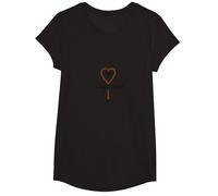 Found & Loved : He Left The 99 to Find Me Sheep Heart T-Shirt, Fille, Noir, M