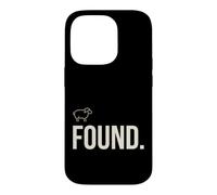 Found Minimalist Sheep Christian Psalm 23 Lamb Christian Coque pour iPhone 14 Pro