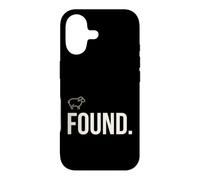 Found Minimalist Sheep Christian Psalm 23 Lamb Christian Coque pour iPhone 17