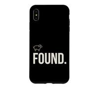 Found Minimalist Sheep Christian Psalm 23 Lamb Christian Coque pour iPhone XS Max