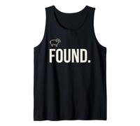 Found Minimalist Sheep Christian Psalm 23 Lamb Christian Débardeur