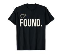 Found Minimalist Sheep Christian Psalm 23 Lamb Christian T-Shirt