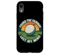Found The Fairway Lost My Mind Golf Humour Coque pour iPhone XR
