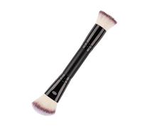 Foundation Brush, Double Ended Eyeshadow Brush, 6.89x1.57 inches Versatile Women’s Beauty Tool, Comfortable Bristles, Powder Blending Applicator for Liquid, Concealer, Cream