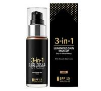 Foundation Cream - 1.97 × 4.72 in Liquid Makeup Foundation, 30ml Lightweight Concealer Formula, Smooth Skin Coverage Base, Natural Finish Beauty Cosmetic, Daily Use Face Makeup for Women Lady