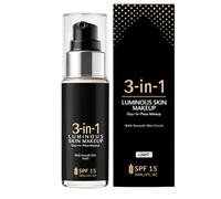 Foundation Cream, 30ML Long Wear Liquid Concealer Lightweight Full Coverage Makeup Foundation For Women Natural Finish Face Base For Daily Party Outdoor Sports Stage Performance Beauty Use