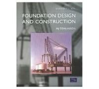 Foundation Design and Construction by M.J. Tomlinson Paperback Book M. J. Tomlinson, R. Boorman (Auteur)