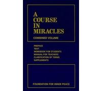 Foundation For Inner Peace Foundation For Inner Peac A Course in Miracle (Poche)