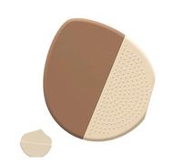Foundation Silicone Brush - 7.9x9x1.5cm Flat Flexible Makeup Tool Smooth Blending Durable Design Precise Coverage Applicator | Professional Application Beginner Friendly Practice Travel Evening Routin
