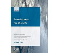 Foundations For The Lpc 2010-2011 (Legal Practice Course Guide)