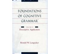 Foundations of Cognitive Grammar: Descriptive Application (2)