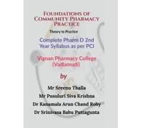Foundations Of Community Pharmacy Practice: Theory To Practice
