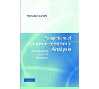Foundations Of Dynamic Economic Analysis