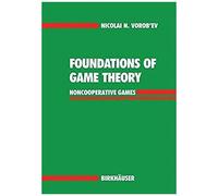 Foundations Of Game Theory