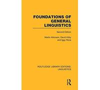Foundations Of General Linguistics (Rle Linguistics A