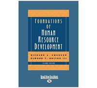 Foundations Of Human Resource Development