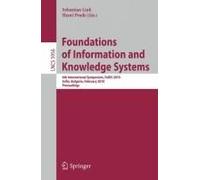 Foundations Of Information And Knowledge Systems