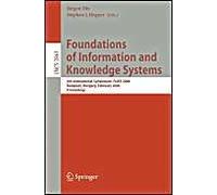 Foundations Of Information And Knowledge Systems