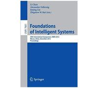 Foundations Of Intelligent Systems