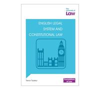 Foundations of Law - English Legal System and Constitutional Law
