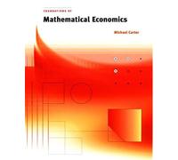 Foundations of Mathematical Economics