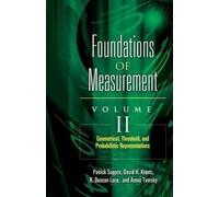 Foundations Of Measurement Volume Ii
