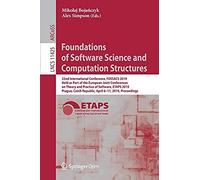 Foundations Of Software Science And Computation Structures