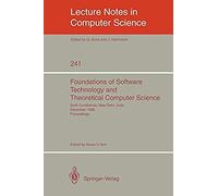 Foundations Of Software Technology And Theoretical Computer Science
