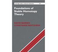 Foundations of Stable Homotopy Theory by Roitzheim & Constanze University of Kent & Canterbury Roitzheim Constanze University of Kent Canterbury (Auteur)
