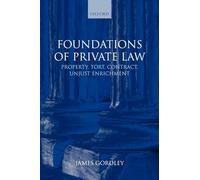 Fondations du droit privé : Propriété, responsabilité délictuelle, contrat, enrichissement sans cause