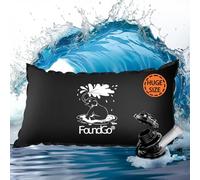 FoundGo Coussin d'air géant XXXL de 2 x 4 m pour piscine hors sol, housse résistante au froid, égaliseur de glace, fermeture d'hiver, grands oreillers ultra épais et de qualité supérieure, grand