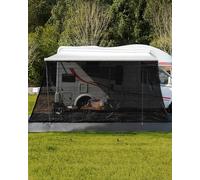 FoundGo Store pare-soleil pour camping-car 200 x 300 cm - Brise-soleil avec passepoil [220 g/m² HDPE] Toile d'ombrage, 75 % de confidentialité, protection UV, auvent de camping, voile d'ombrage comme