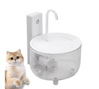 Fountain Cat Dish, Indoor Water Feeder, Quiet Electric Design, Anti Slip Base, Built in Filtration, Ideal for Living Room Use, Garage Hydration Setup, Balcony Pet Station