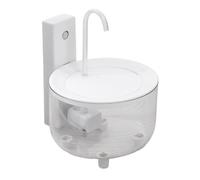 Fountain Cat Water Dish, Indoor 1.5L Dispenser Water Feeder, Quiet Anti Slip Electric Dog Waterer, Filtration for Living Room, Garage, Balcony, Pets, Cats, Dogs