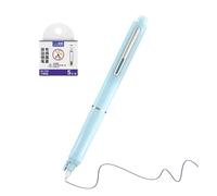 Fountain Pen, Retractable Writing Tool, 0.38mm Fine Nib, Refillable Ink Cartridge System, 0.71x0.59x5.91 Inches, Smooth Flow Design, for Journaling, Drawing, Diary, School, Kids, Home, Sketching