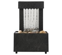 Fountaine à Eau sur Table, Fontaine en Cascade avec des Roches de rivière Naturelle, Fontaine de Table USB/Batterie, 4.3x3, 5x6.7 Waterfall intérieur pour la Maison Bureau