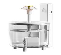 Fountaine d'eau pour animaux de compagnie intérieur - Dispensateur de consommation de chats sans fil, mangeoire automatique de 1,5 L | Capteur de mouvement silencieux grande capacité, système d'approv