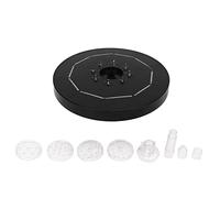 Fountaine Solaire LED Éclairage coloré Colorant Pompe de Fontaine de Bain à Oiseaux flottants à énergie Solaire avec 6 Buses DC4V